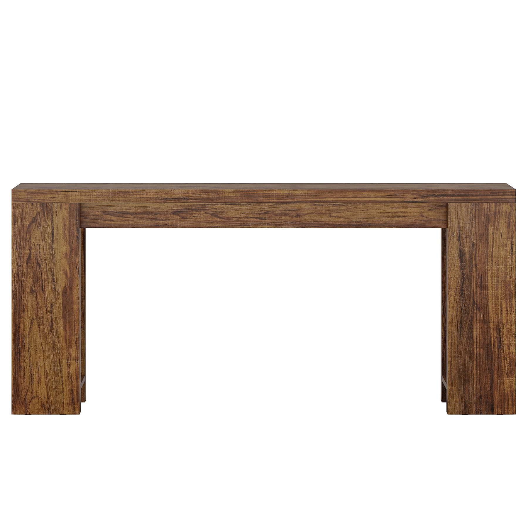 Wood Console Table, Farmhouse Sofa Table Entryway Table_voghion.com
